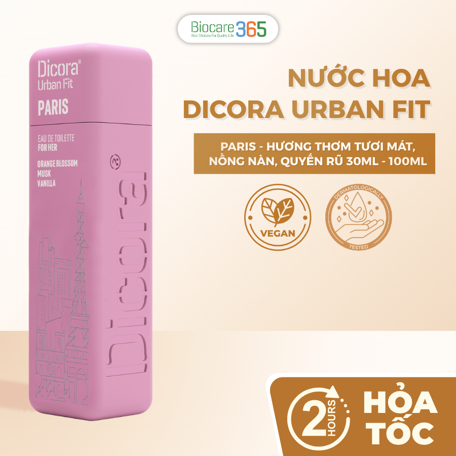 Dicora Urban Fit Dicora UF EDT Paris / Dicora Nuớc hoa Paris