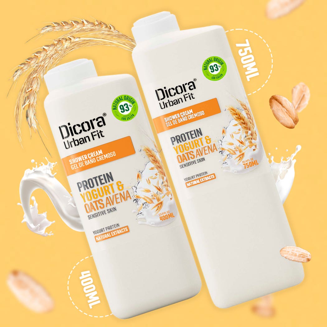  Dicora Urban Fit Sữa tắm Protein Yogurt & Chiết xuất yến mạch 750ml 