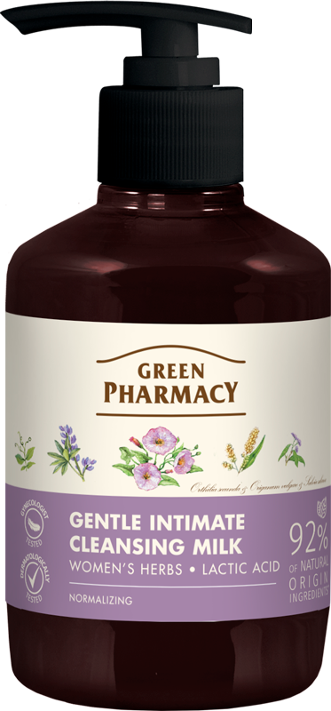 Green Pharmacy Dung Dịch Vệ Sinh Phụ Nữ Green Pharmacy Dạng Sữa Trung Hòa “Thảo Mộc” 370ml