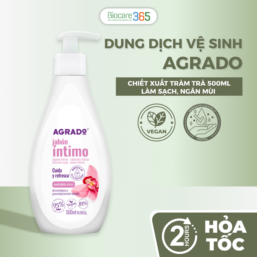 Dung dịch vệ sinh Agrado Intimate Soap 500ml