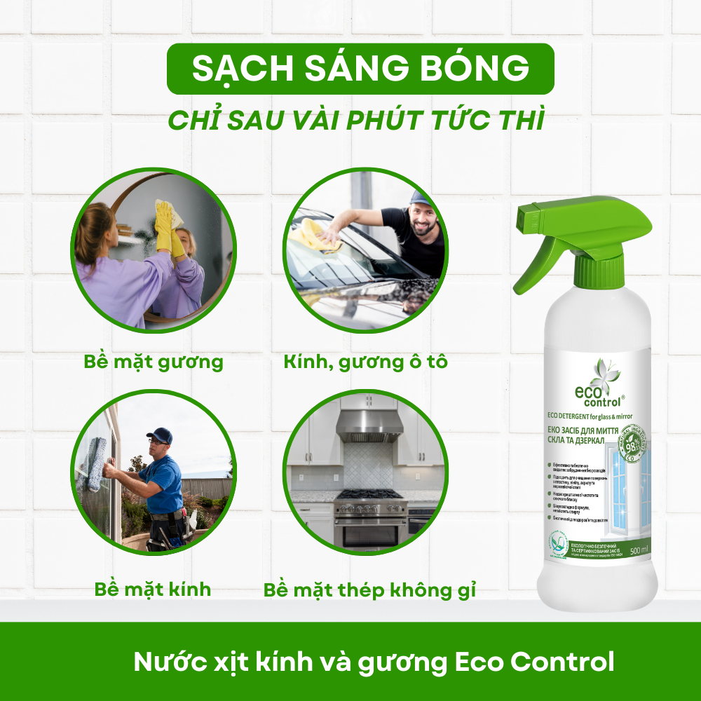  Nước xịt kính và gương ECO Control 500 ml 