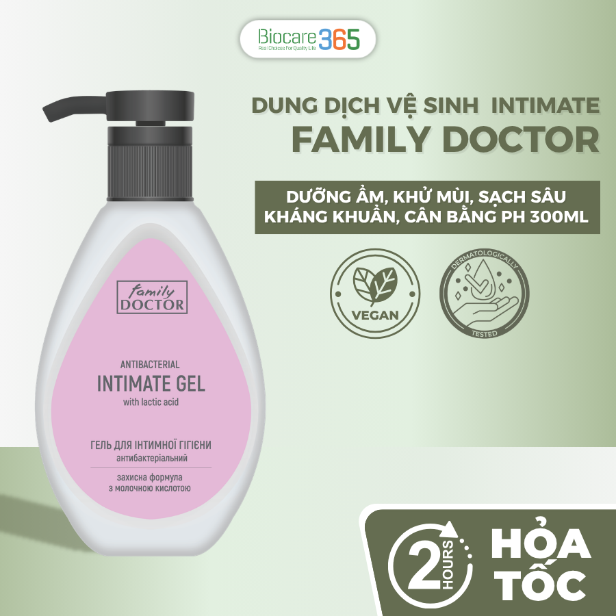 Family Doctor Gel vệ sinh phụ nữ kháng khuẩn 300ml
