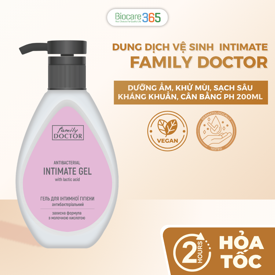 Family Doctor Gel vệ sinh phụ nữ kháng khuẩn 300ml