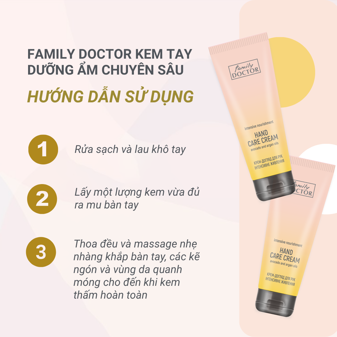  Family Doctor Kem tay dưỡng ẩm chuyên sâu 75ml 