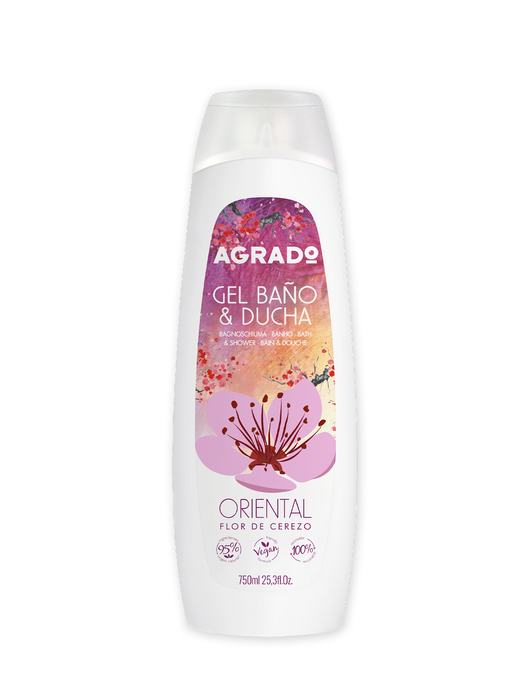 Gel tắm Agrado Oriental 750ml