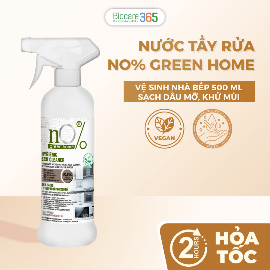Nước tẩy rửa vệ sinh nhà bếp ECO nO% green home 500 ml