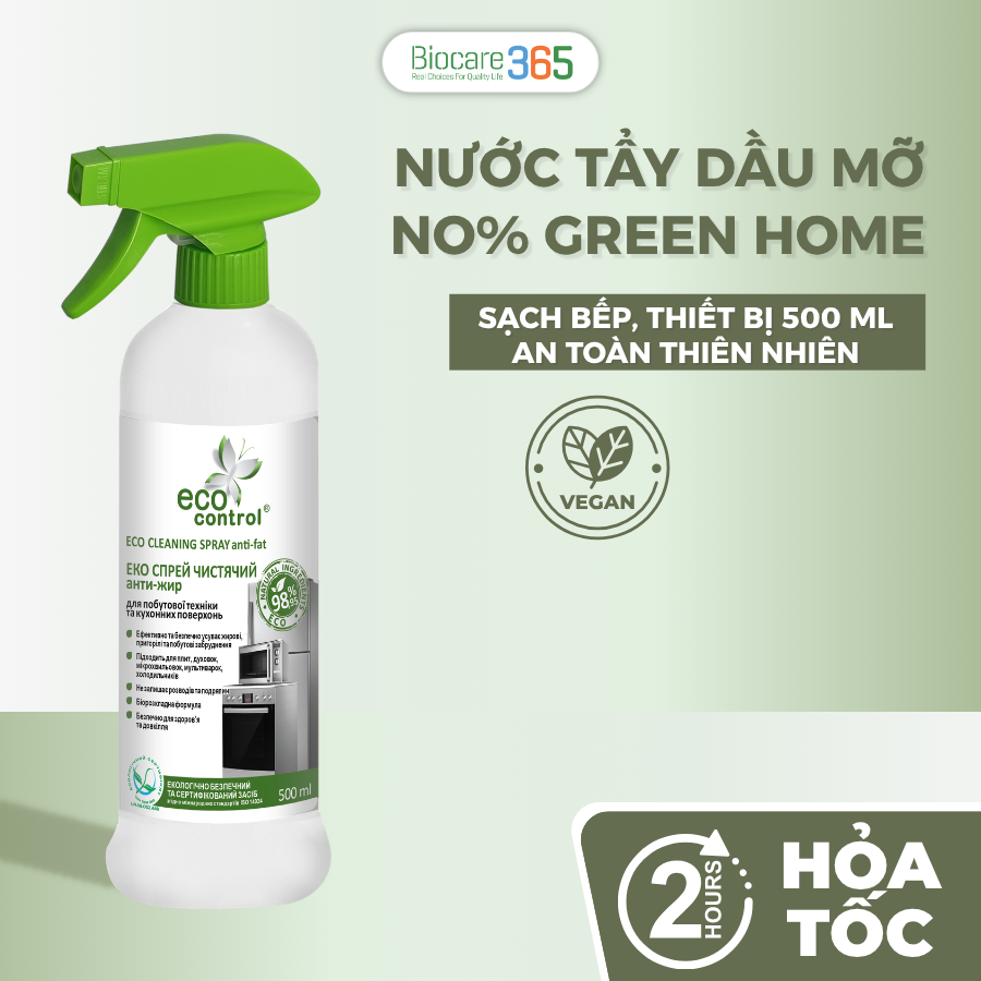 Nước xịt kính và gương ECO Control 500 ml