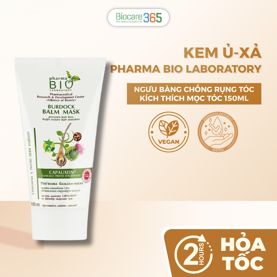 Pharma BIO LABORATORY Kem ủ-xả ngưu bàng 150ml