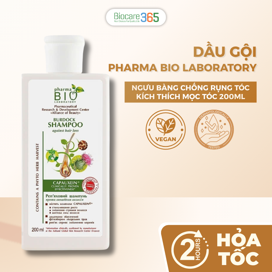Pharma Bio Laboratory Dầu gội ngưu bàng 200ml