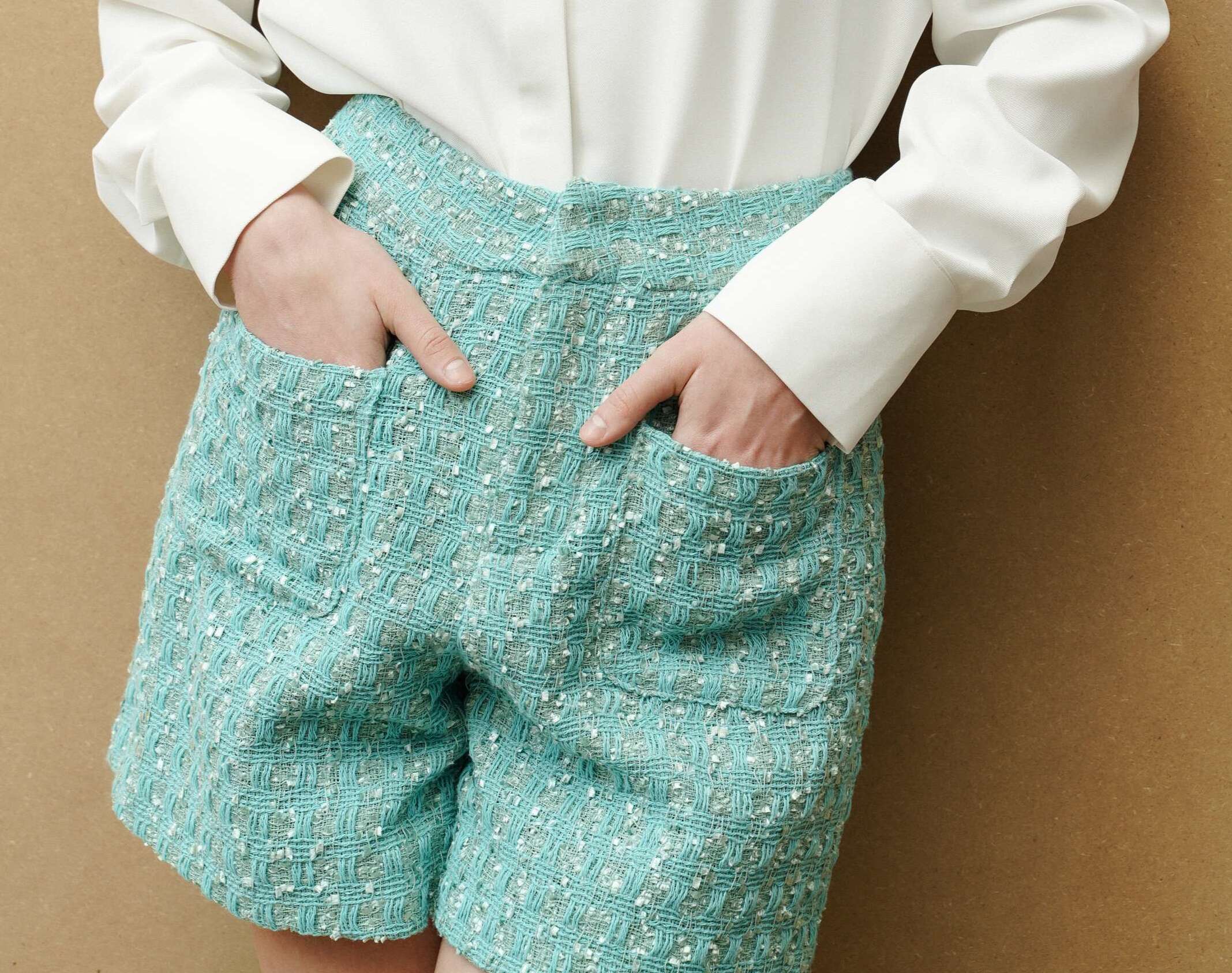 Cecile Tweed Shorts