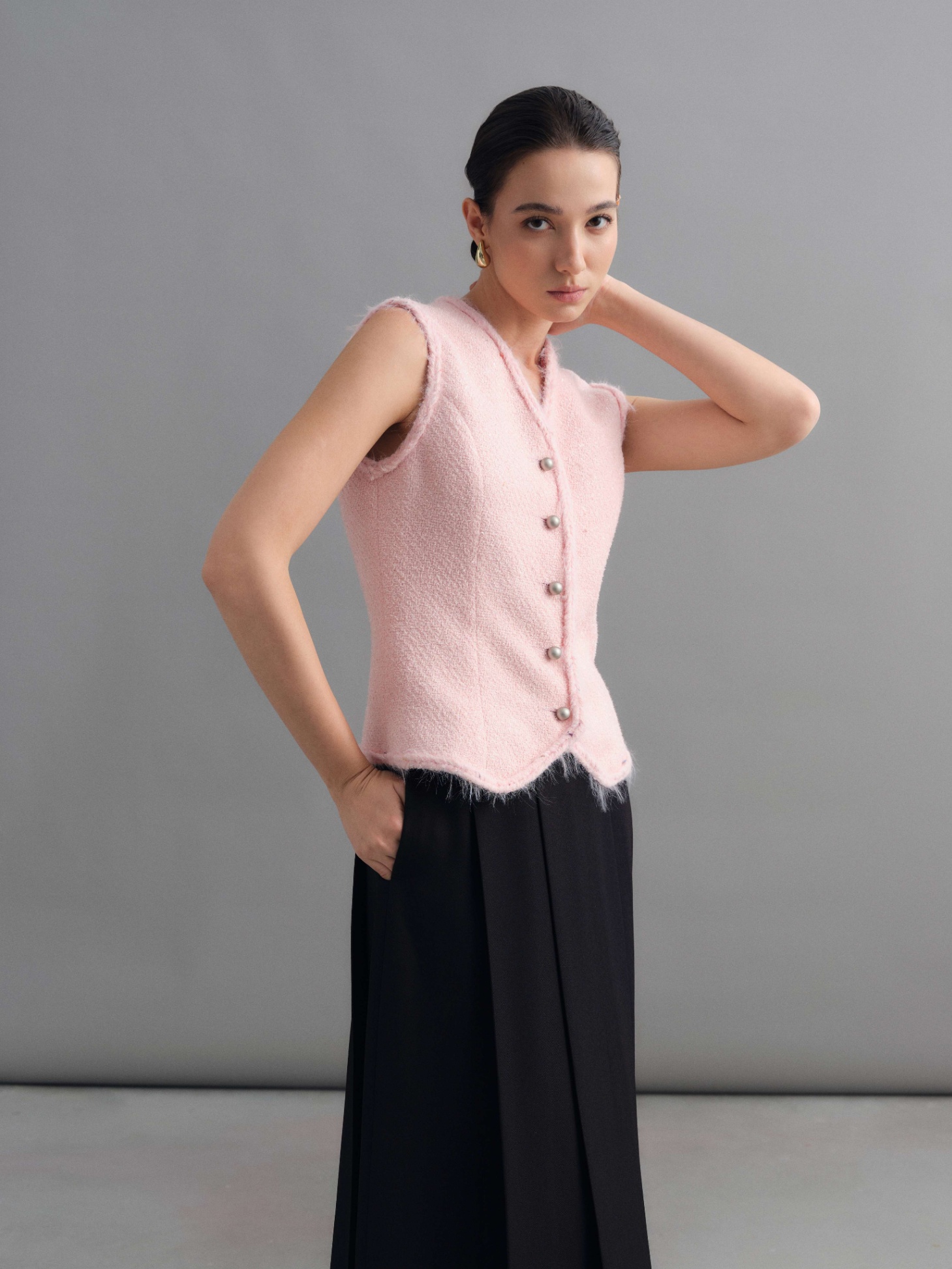 Rohese Tweed Vest