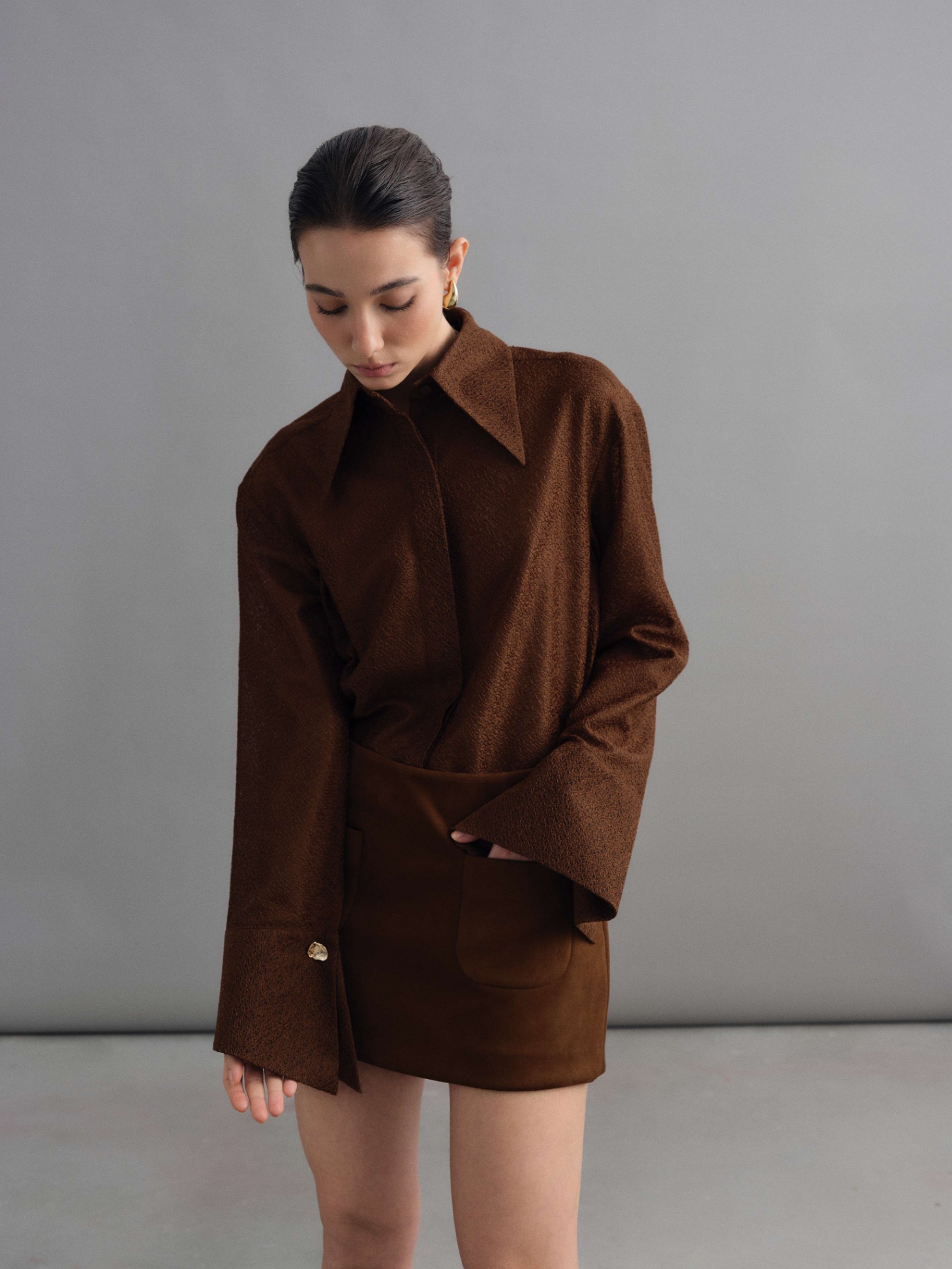 Hawise Suede Skirt