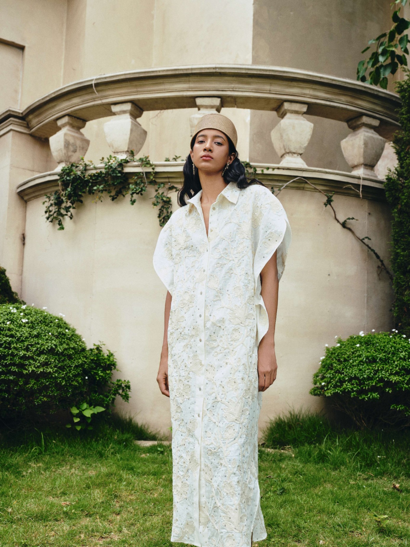 Swan Shirt Dress