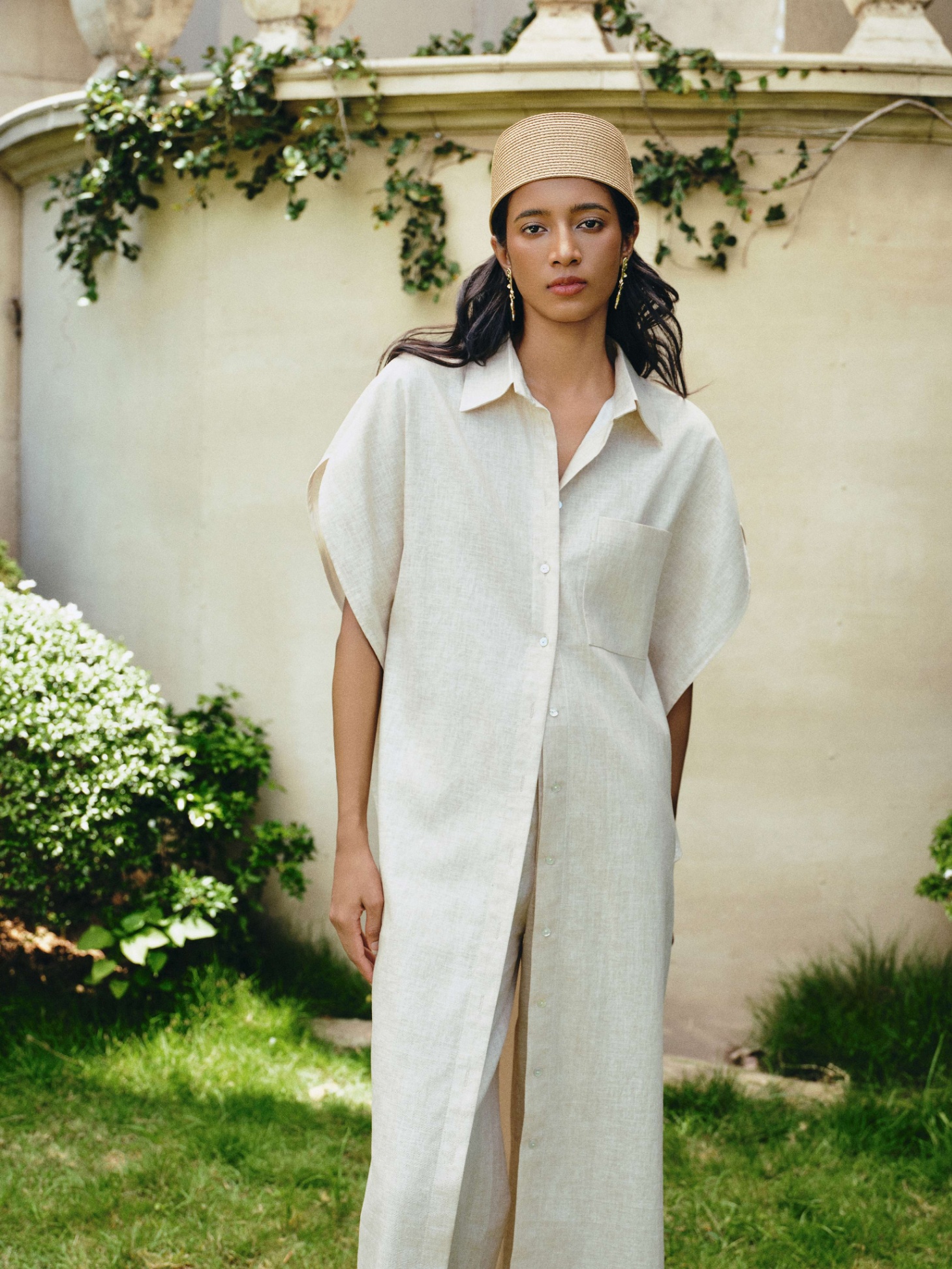 Swan Shirt Dress
