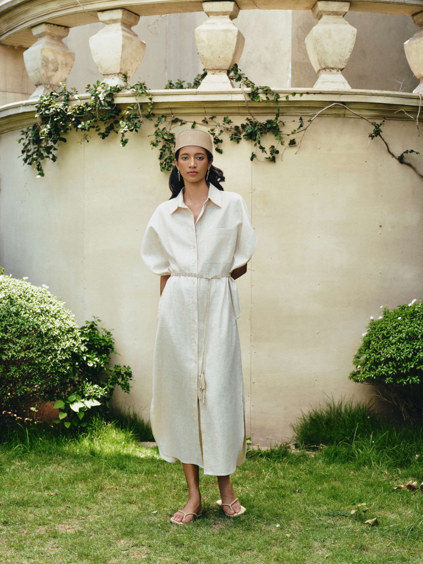 Swan Shirt Dress