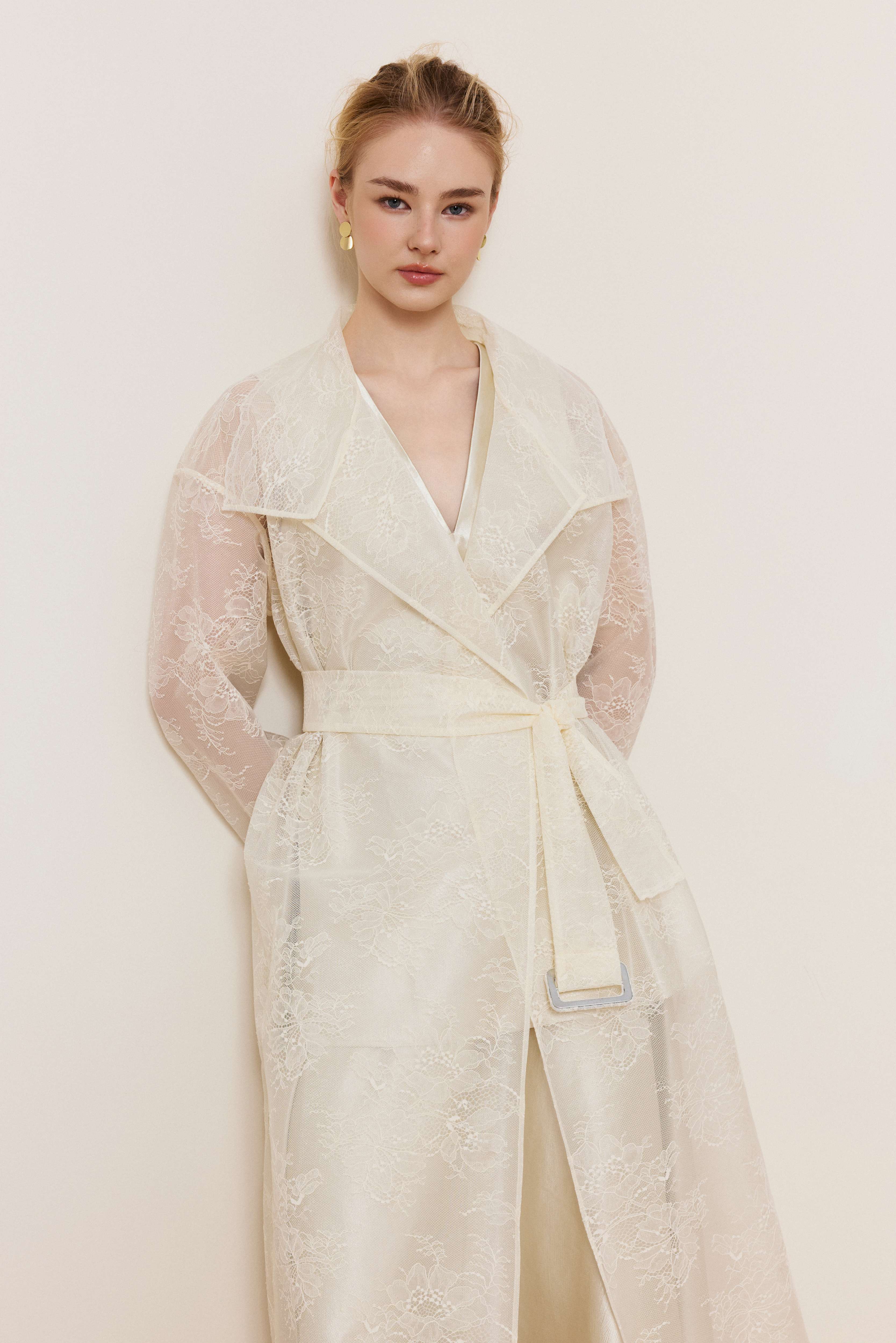 Lacey Trench Coat