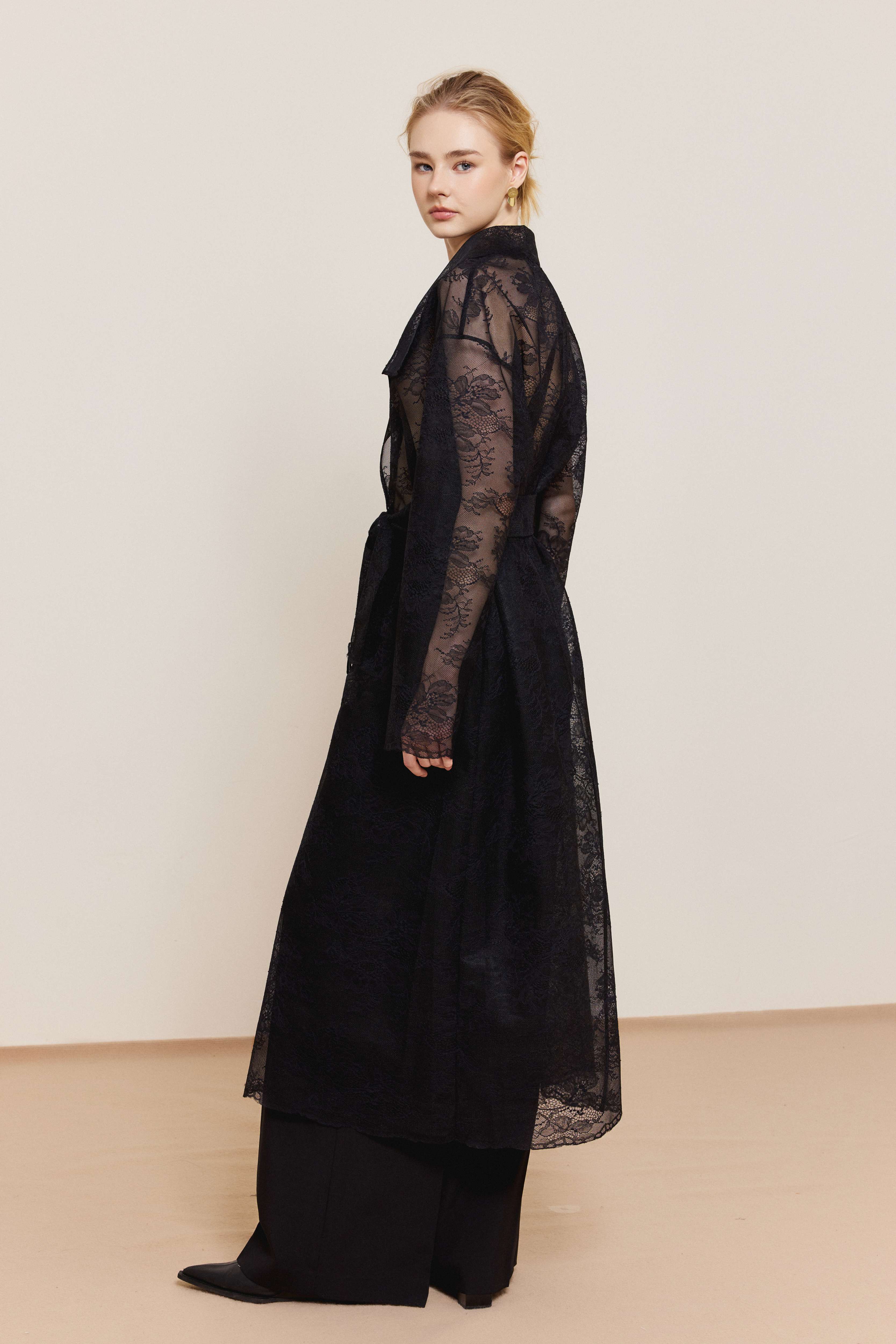 Lacey Trench Coat