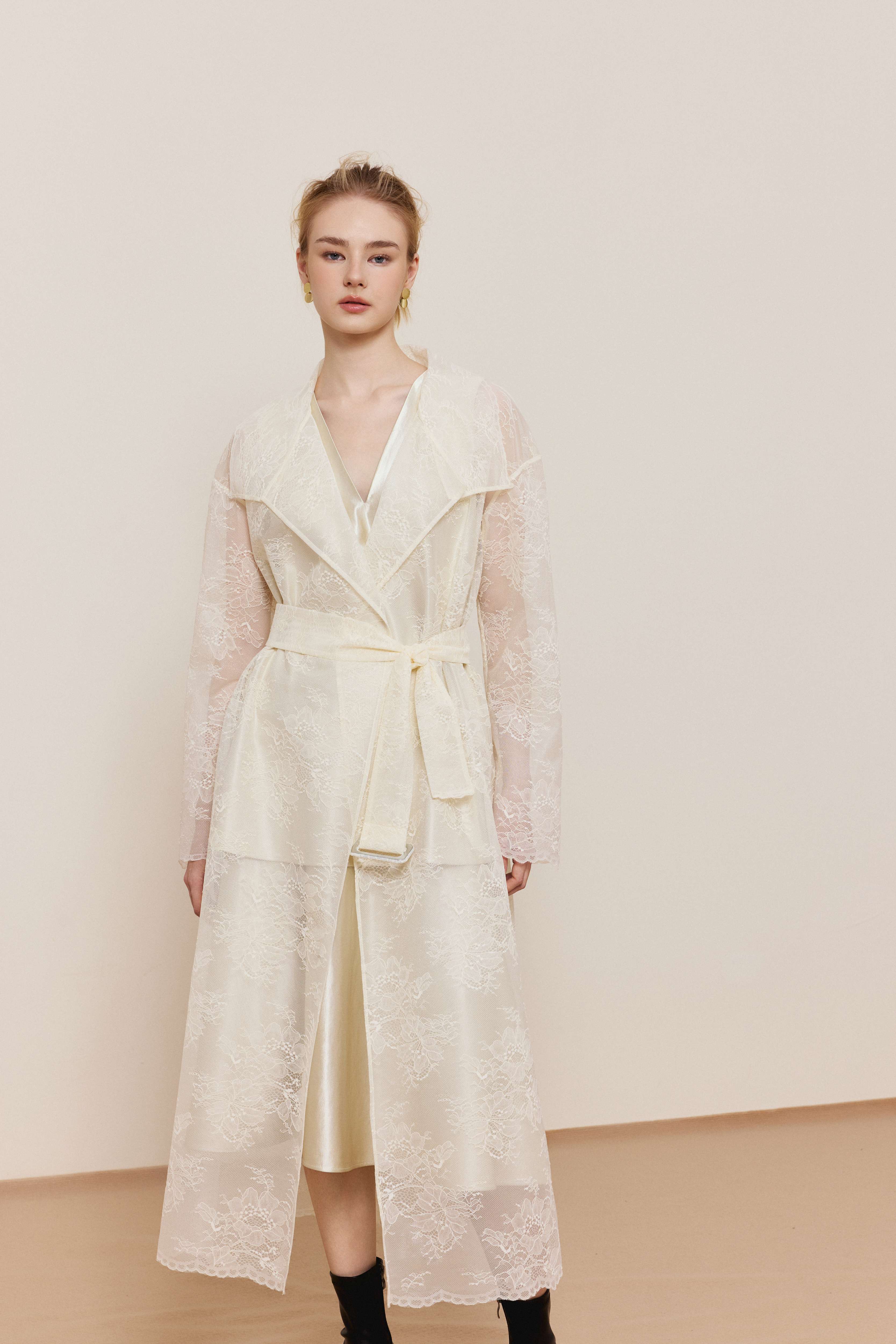 Lacey Trench Coat