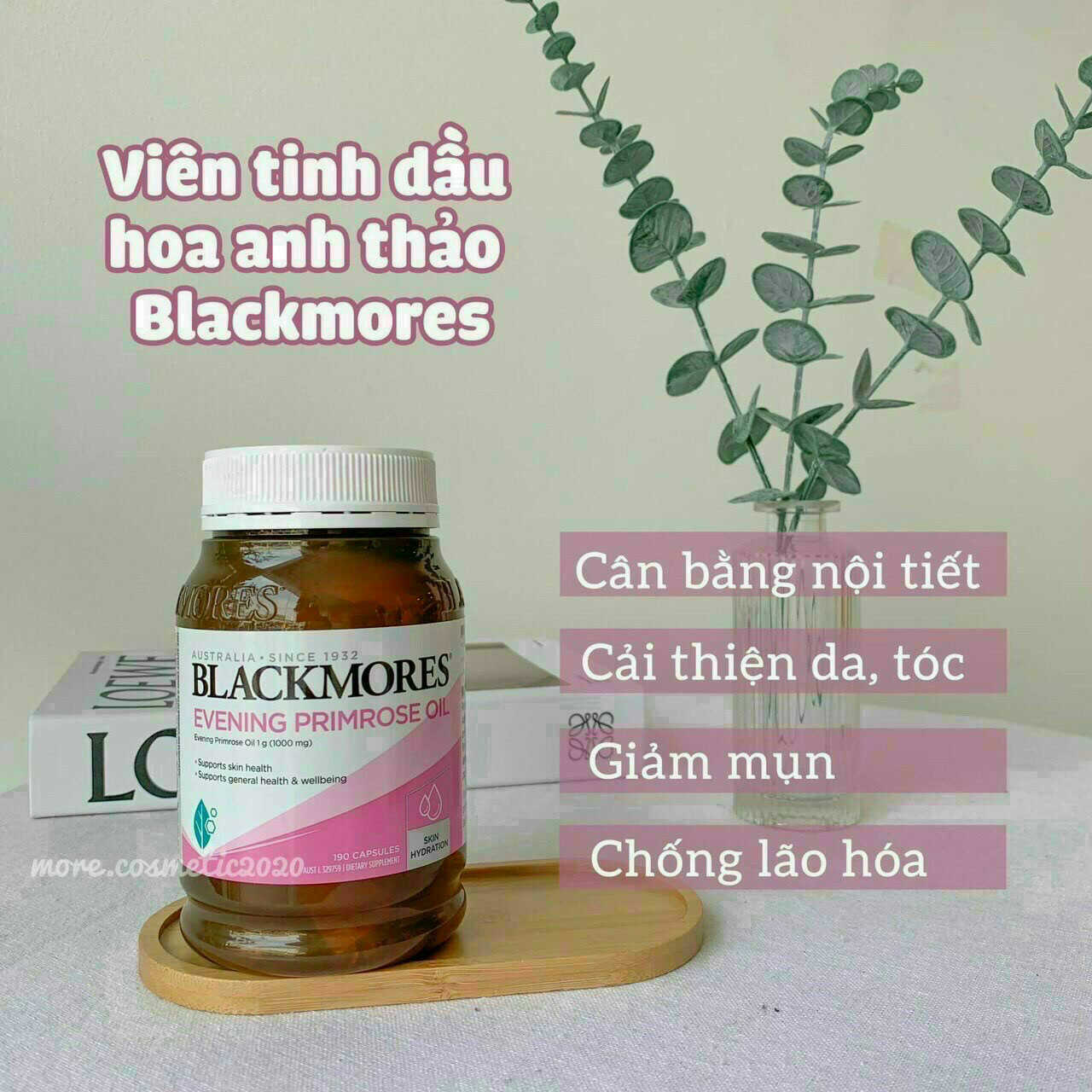 Tác dụng tuyệt vời của tinh dầu hoa anh thảo blackmores đối với phụ nữ sau 30 tuổi