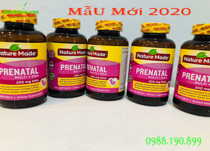 prenatal multi DHA mẫu mới