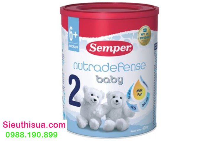 Sữa Semper 2 hộp 400gram hàng chính hãng của Nga