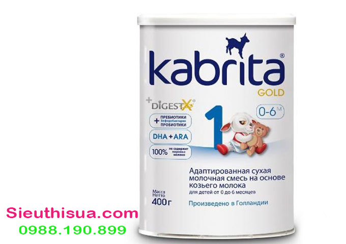 Sữa dê Kabrita số 1 hộp 400gram hàng chính hãng của Nga