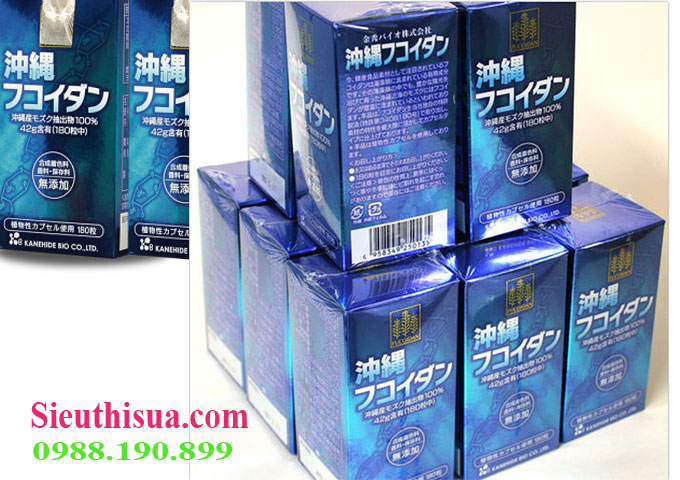 Siêu tảo Fucoidan OKINAWA 180 viên hỗ trợ và tiêu diệt tế bào ung thư