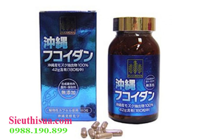 Siêu tảo Fucoidan OKINAWA 180 viên hỗ trợ và tiêu diệt tế bào ung thư