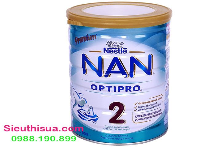 Sữa Nan Nga số 2 hộp 400 gram hàng chính hãng của Nga