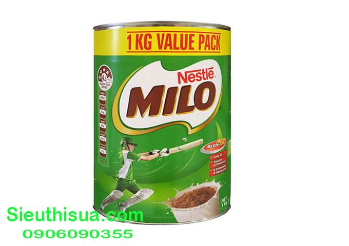 Sữa Milo hộp 1kg hàng chính hãng của Úc