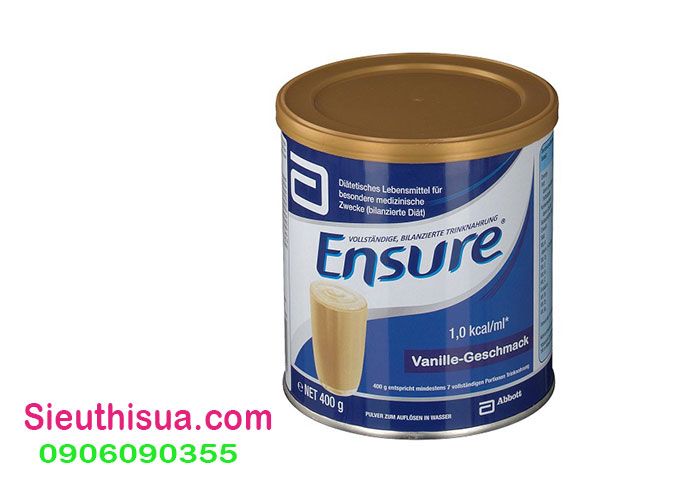 Sữa Ensure Germany hộp 400gr hàng nhâp khẩu của Đức