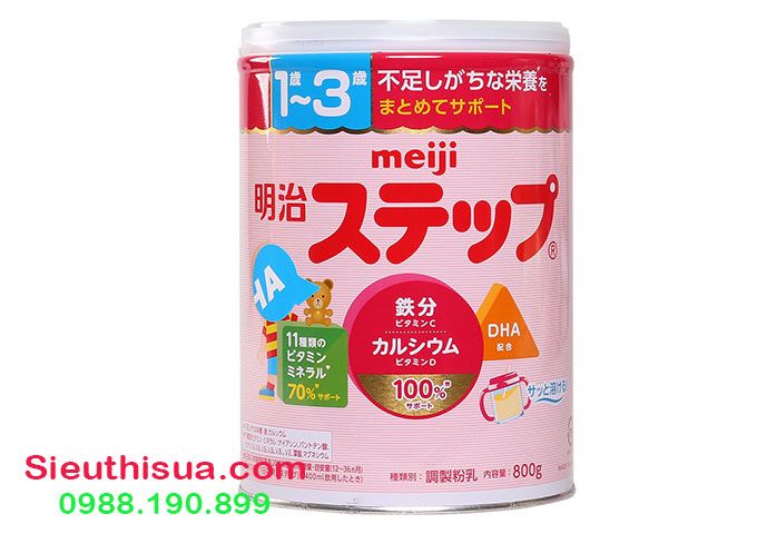 Sữa meiji số 1-3 hàng nội địa Nhật mẫu mới nhất năm 2018 (giá rẻ)