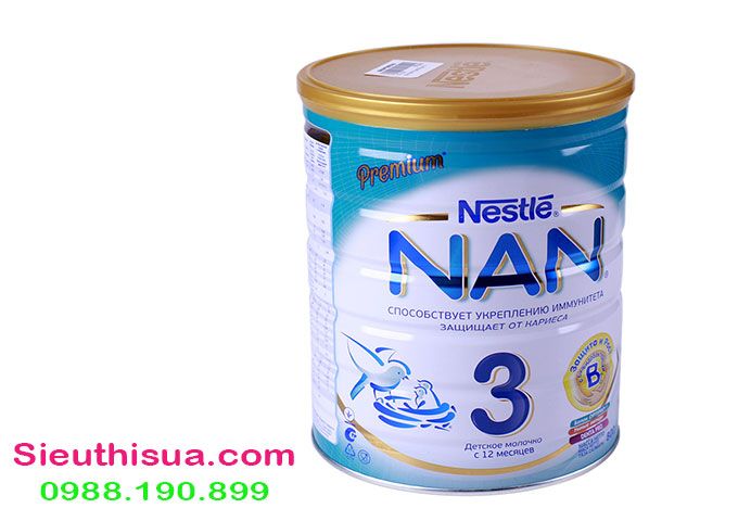 Sữa nan Nga số 3 hộp 800 gram hàng chính hãng của Nga