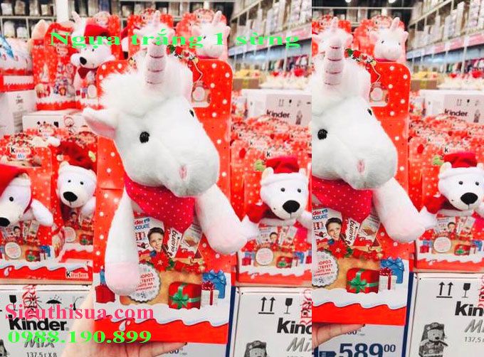 Giáng sinh rộn ràng với kẹo Kinder socola chú Tuần Lộc hot nhất 2018