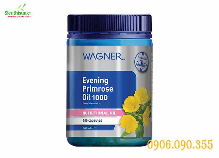 Tinh dầu hoa anh thảo Wagner evening primrose oil 1000mg chính hãng của Úc