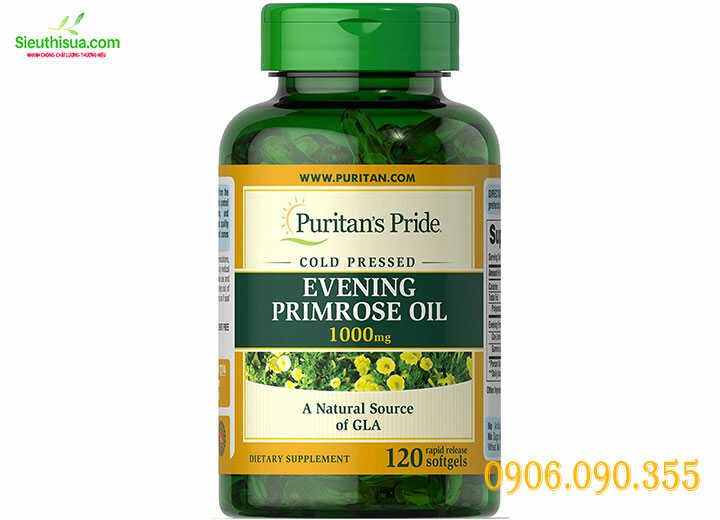 Tinh dầu hoa anh thảo của Mỹ Puritan's Pride Evening Primrose Oil 1300mg