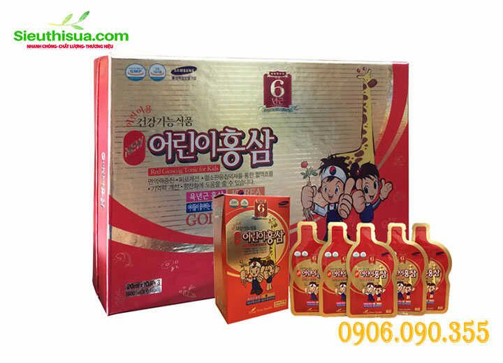 Hồng sâm baby hươu cao cổ Gold Kid dành cho bé