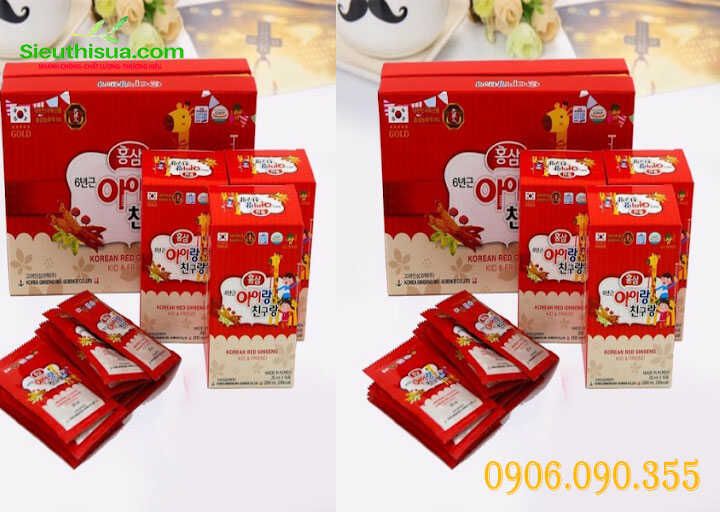 Hồng sâm baby Korean red ginseng kid & friend Hàn Quốc dành cho bé