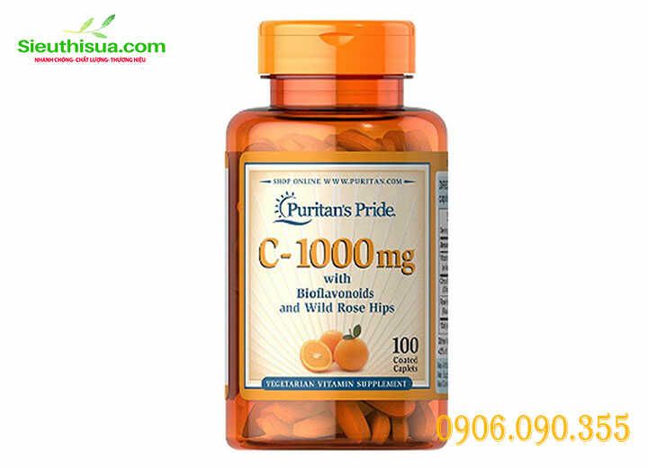 Vitamin c puritan's pride 1000mg tăng đề kháng mùa COVID