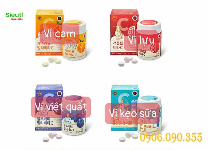 Vitamin C Hàn Quốc Jeju 3000mg tăng đề kháng mùa COVID