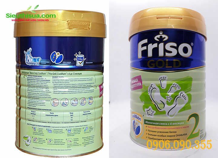 Friso gold số 2 cho bé từ 6 tháng đến 12 tháng