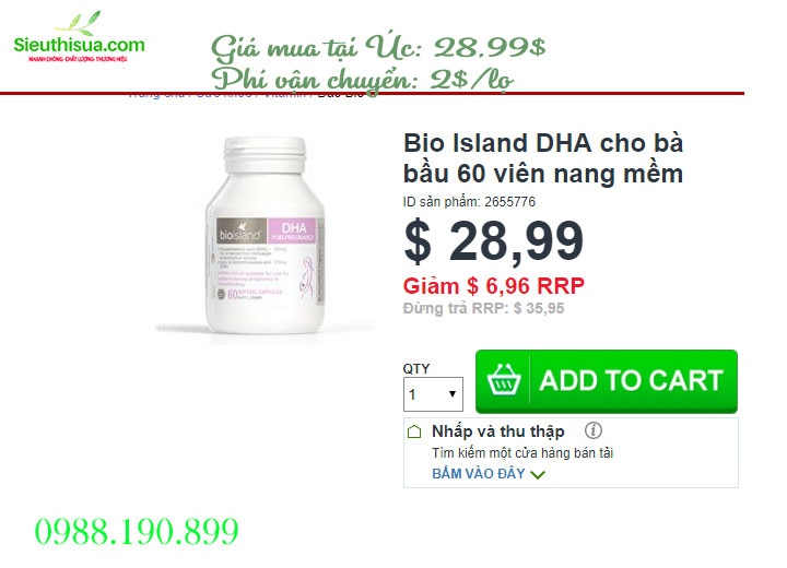 DHA bầu bao nhiêu tiền