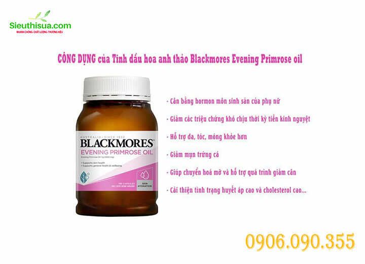 Công dụng của Thành phần Tinh dầu hoa anh thảo blackmores