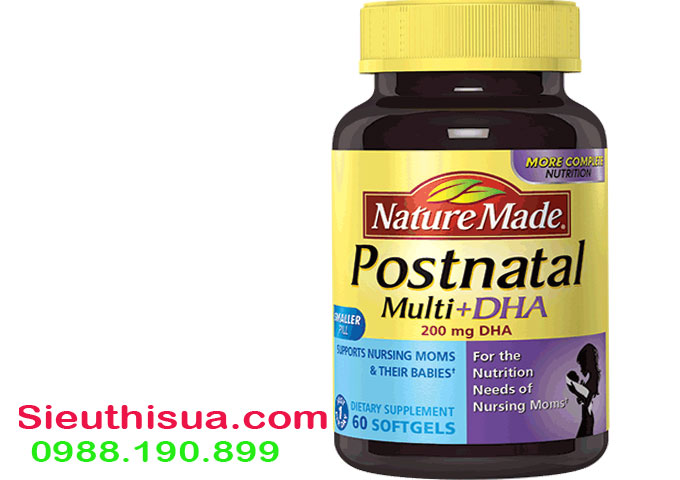 Postnatal Multi +DHA 200mg DHA