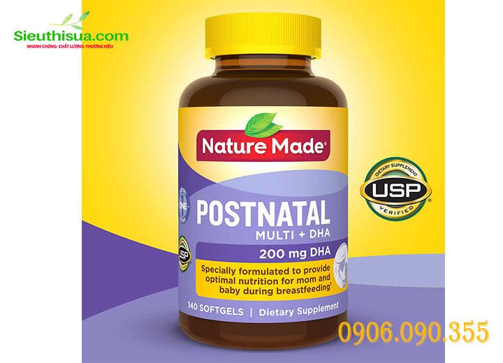 postnatal nature made 140 viên