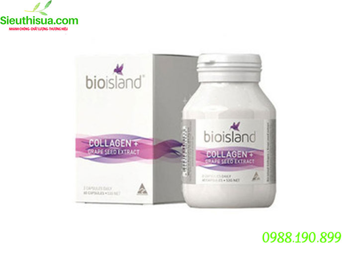 collagen bioisland 60 vien hang Uc