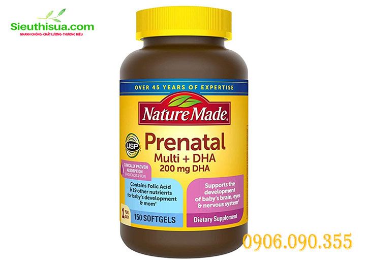 Nature Made Prenatal Multi DHA 200mg