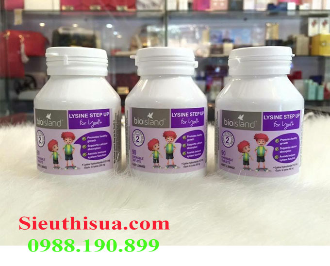 bio island lysine  starter dạng viên