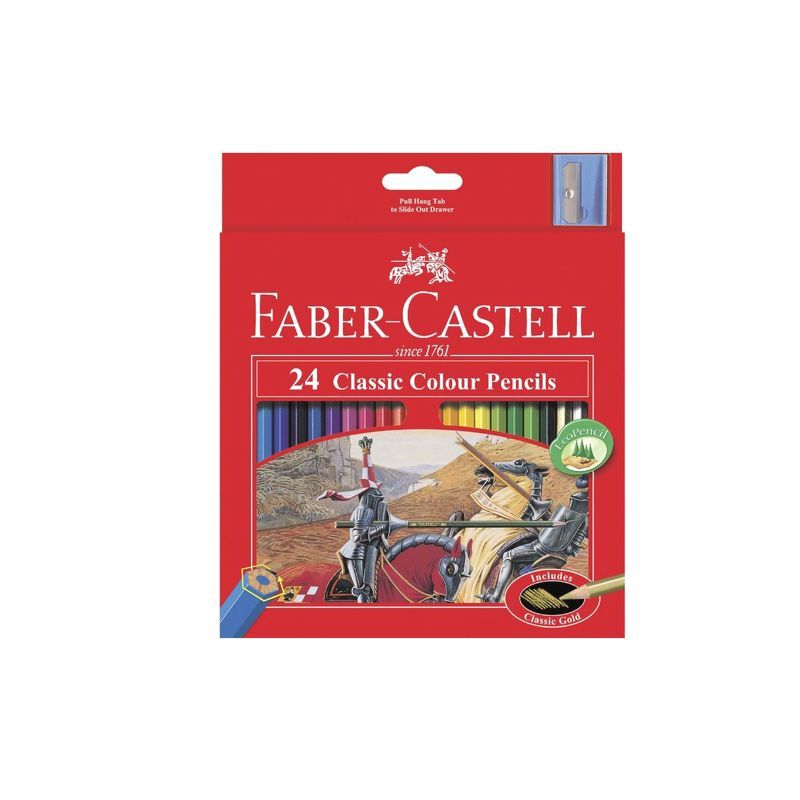 24 Classic Colour pencils Faber Castell