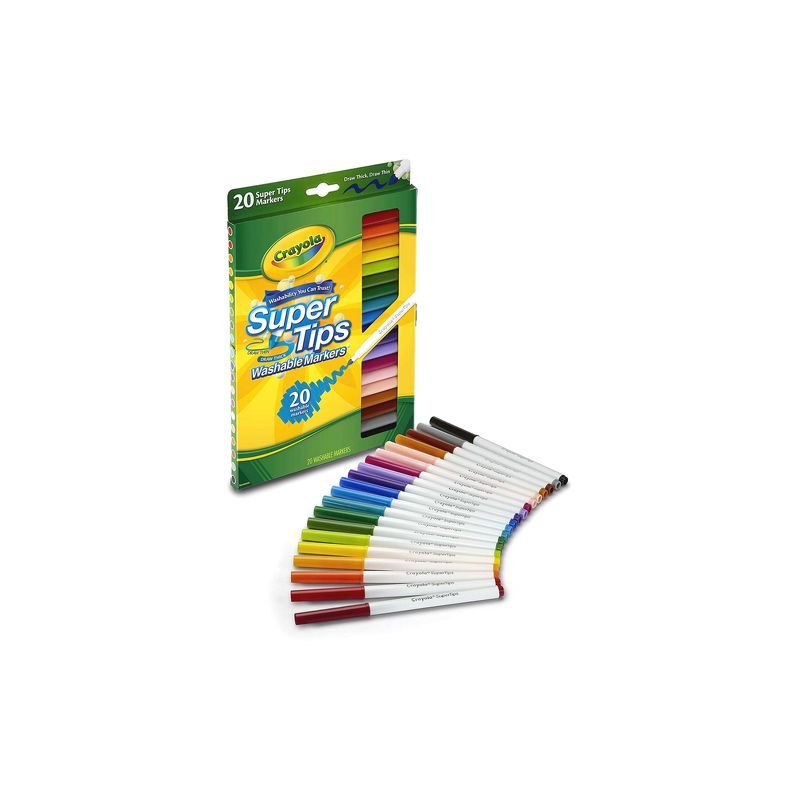 Crayola Super Tips Markers 20 colors